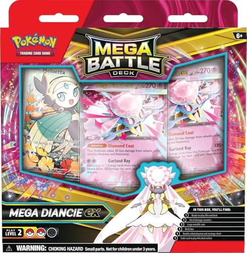 Pokemon Trading Card Game Mega Battle Deck (Mega Diancie ex) - style: Mega Diancie ex