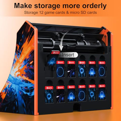 Retro Switch Arcade Stick,Screenshot Version (Screen Not Included) | Arcade Fighting Games Cabinet for Switch,OLED&Switch 2.Features Screenshot(No-voice),LED Indicators and Programmable Buttons