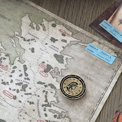 Mystery Game | Greek Isles: The Pirates' Code - Be a Detective and Investigate an Unsolved Case, Escape Room Style Puzzles, for Game Night, Date Night, or Solo | Unlock thrilling adventures with immersive puzzles, clever codes, and captivating Greek Isles