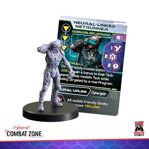 Monster Fight Club Cyberpunk Red Combat Zone Miniatures Expansion: Edgerunners 1 Starter Gang - style: Edgerunners 1