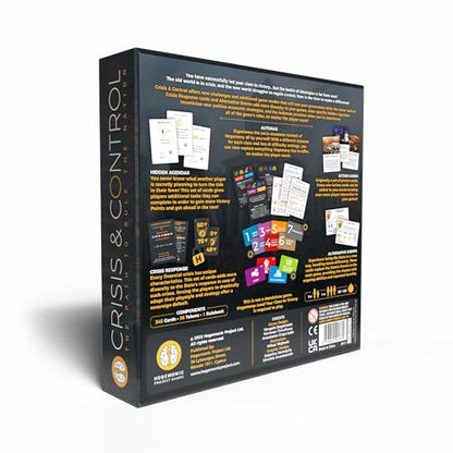 Hegemony: Crisis & Control Expansion - Add New Automas & Modules, Solo Play, Unique Asymmetric Card Driven Game Board Game, Ages 14+, 1-4 Players - style: Crisis & Control