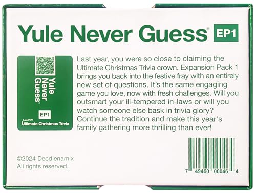 Christmas Trivia Game - Christmas Games for Family Party - Christmas Family Games Expansion Pack 1 - style: Christmas Expansion Pack
