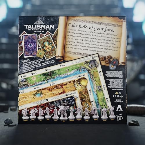 Avalon Hill Talisman: The Magical Quest Board Game, 5th Edition | Fantasy Tabletop Adventure Games | Ages 12 and Up | 2 to 6 Players | Roleplaying Strategy Games - style: Talisman
