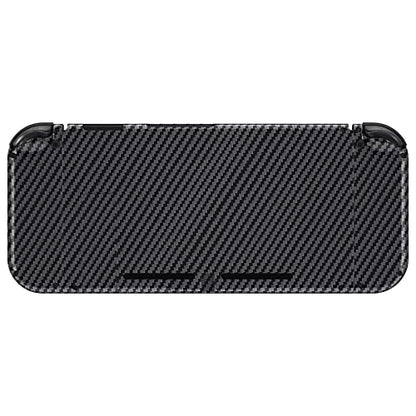 eXtremeRate DIY Replacement Shell Buttons for Nintendo Switch, Custom Back Plate for Switch Console, Custom Housing Case with Full Set Buttons for Joycon Handheld Controller - Graphite Carbon Fiber - color: Graphite Carbon Fiber