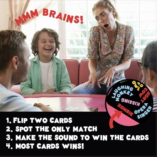 UPROAR! Family Word Sound-Matching Card Game – Crowd-Pleaser – Fast-Paced Party Game for Kids, Teens & Adults | Perfect for Family Game Night, Parties & Birthdays | 2–6 Players | Easy to Learn