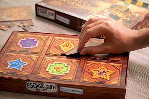Escape Room: Puzzle Adventures - Secret of The Scientist Jigsaw Puzzle & Escape Room Board | 1-2 Players - Games for Family Game Night | for Kids and Adults Ages 16+ | English Version - style: The Secret of the Scientist