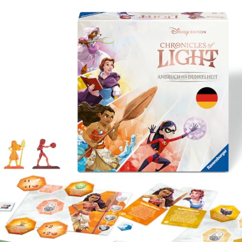 Ravensburger 228881 - Family Game Chronicles of Light - Disney Edition, Board Game for Families and Adults, Game from 8 Years, for 1-4 Players - Cooperative Board Game