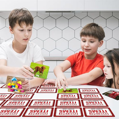 80 PCS Daily Items Matching Game, 40 Designs Everyday Objects Memory Cards Engaging Picture Match Game, Educational Learning Toys Enhance Memory & Matching Skills for Kids Ages 3 and Up - style: Daily Items