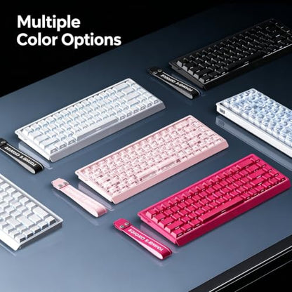 MCHOSE ACE 68 V2 Magnetic Switch Keyboard,65% Hall Effect Rapid Trigger Wired Gaming Keyboard with 0.001mm Adjustable Actuation 8K Hz Polling Rate RGB Backlit Side Printed Keycaps for Esports (Black) - color: ACE68 V2-Black