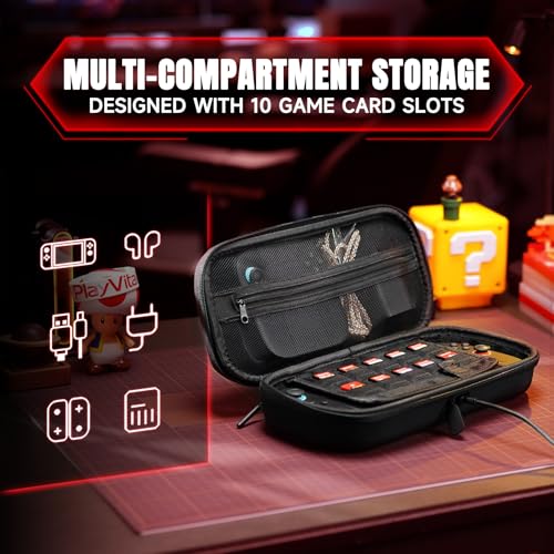 PlayVital Hard Case Carrying Case Set for Nintendo Switch 2 Green