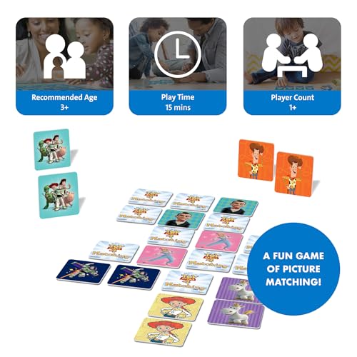 Wonder Forge Toy Story 4 Matching Game | Build Focus and Memory with Woody, Buzz, and Beloved Pixar Characters | Fun and Engaging Activity for Kids Ages 3+ - style: New Packaging
