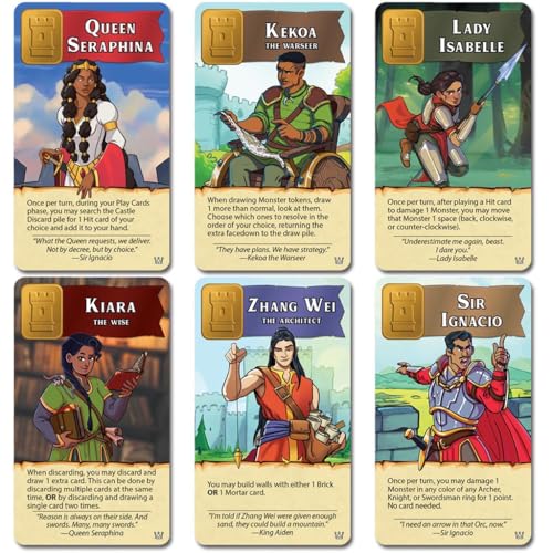 Castle Panic: Crowns and Quests | Expansion | Board Game for Adults and Family | Cooperative | Ages 8+ | for 1 to 6 Players | Average Playtime 45 Minutes | Made by Fireside Games - style: Crowns & Quests Expansion