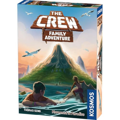 The Crew: Family Adventure - Marooned in Paradise: THE Crew - Family Adventure | Thames & Kosmos | Cooperative Card Game | Family Game Night | Ages 8 & UP | 2-5 Players | 15 Minute Playtime