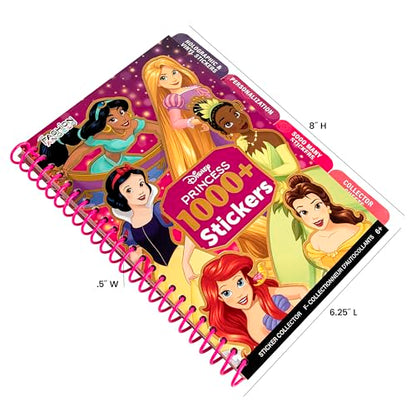 Fashion Angels Disney Princess 1000+ Tabbed Sticker Collection Book | Includes Holographic, Vinyl & Alphabet Stickers, For Kids Ages 6+ - color: Disney Pricess