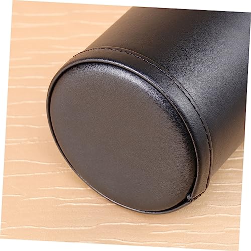 Pu Leather Dice Cup with Felt Lining Silent Dice Storage for Home and Bar Games Includes for and Tabletop Fun