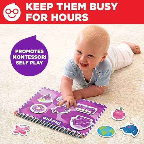 Doctor Jupiter My First Montessori Busy Book for Toddlers 1+ Year Olds | Preschool Learning Activities - Educational Travel Toys | Birthday Gift for Boys & Girls Ages 1,2,3 - style: My First Busy Book: 1+