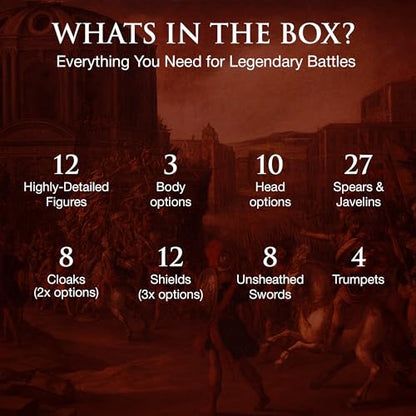 Wargames Delivered - Victrix Ancient Gallic Cavalry Set with Bonus Miniature STL Download - 12 Highly Detailed 28mm Miniatures with Spears, Shields & Cloaks for Punic Wars, Roman, and Allied Wargaming