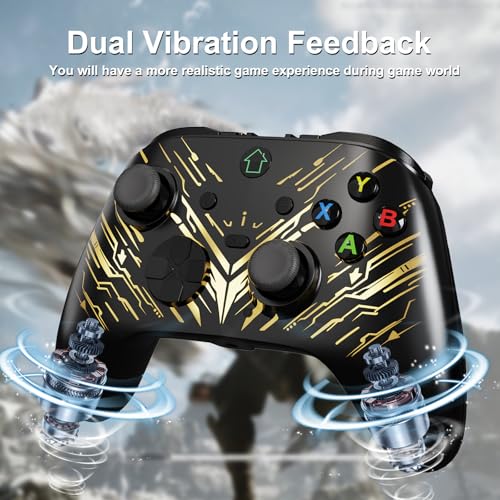 SWVOE X box 1 Controller, Gaming Remote for all series of X-box One Host and PC Win10+ with Programming Buttons, Turbo, LED Light, Firmware Upgrade Required From Third Party
