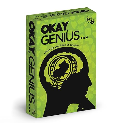 Okay, Genius… Fun Family Game Night Card Game for Teens, Friends & Home - Share Your Opinions on Ridiculous Topics - What Do You Have in Mind?! - for Ages 14 & Up - style: OK Genius