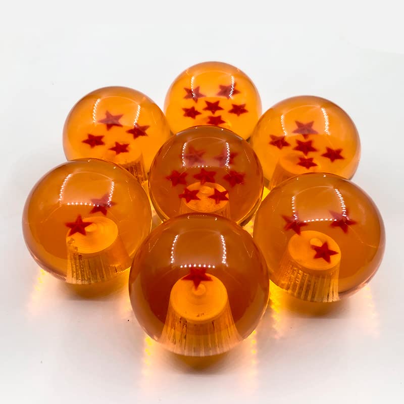 SZJLMKJ Joystick ball top handle Star Balltop Clear Ball Top Handle for ZIPPY SANWA SEIMITSU Hori Crown M6 Joystick (3 stars) - color: 3 stars