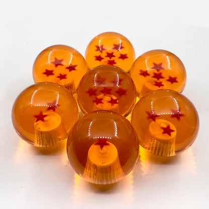 SZJLMKJ Joystick ball top handle Star Balltop Clear Ball Top Handle for ZIPPY SANWA SEIMITSU Hori Crown M6 Joystick (2 stars) - color: 2 stars