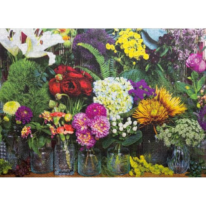 from the Garden, Part 1 Flower Puzzle, Premium 1000 Piece Jigsaw Puzzle for Adults, Glare-Free, Soft-Touch Puzzles, Made in USA, 26.6" x 19.25" - color: From the Garden, Part 1