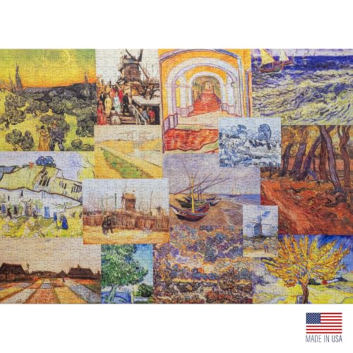 A Journey Through Landscape and Color Part 1, Fine Art Puzzle, Premium 1000 Piece Jigsaw Puzzle for Adults, Glare-Free, Soft-Touch Puzzles, Made in USA, 26.6" x 19.25" - color: A Journey Through Landscape & Color, Pt. 1