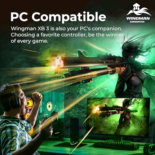 Brook Wingman XB 3 Converter - Elevate Your Gaming: Wireless Adapter for Xbox Series X/S, Xbox One, and PC with Remap & Turbo Features [Official Exclusive Edition]