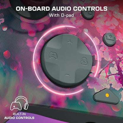 Turtle Beach Rematch Advanced Wired Gaming Controller for Xbox & PC | Xbox Series X|S, Xbox One, PC, 2 Remappable Buttons, Hall-Effect Triggers, Audio Controls, Image Shifting Design, Kyoto Bloom - color: Kyoto Bloom Reveal