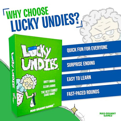 Hilarious Family Card Game for Kids, Teens & Adults | Fast-Paced Party Game for 2–5 Players, Ages 8+ | Quick 10–15 Minute Game Night by Mad Granny Games