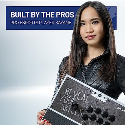 Nacon Daija Arcade Fight Stick Officially Licensed for PlayStation PS5, PS4 and Windows 10 | 11 PC (Renewed)