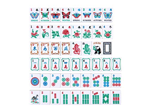Linda Li New! - American Mahjong Set The Artisan Collection: Butterfly Series – in Black Poppy Soft Bag