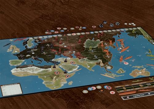Renegade Game Studios Axis & Allies 1941, WWII Strategy Board Game | Wargame for 2-5 players with 160 miniatures. Streamlined rules, updated design, and 1-3 hour gameplay for ages 12 and up