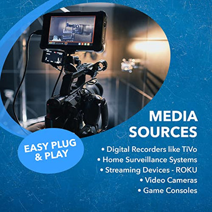 OREI 4K 4x4 HDMI Extender Matrix - UltraHD 4K @ 60Hz 4:4:4 Over Single CAT5e/6/7 Cable with HDR Switcher & IR Control, RS-232 - Up to 230 Ft - 1080P Downscale - 4 x Loop Out - 4 Receivers Included | HDMI Matrix Switch Extender, 4x8 HDMI Extender Matrix 4K