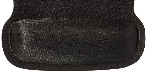 Amazon Basics Ergonomic Mouse Pad with Wrist Support for Pain Relief, Gel-Filled Cushion, Non-Slip Rubber Grip Base, 10.1 x 8.1 Inches, Black