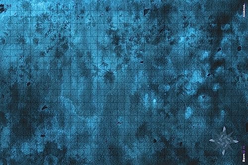 DND Battle Mat Ultimate 3 Pack Starter Set Accessory for RPG Role Playing Games 24" X 36" Ultradurable Non-Staining Dry/Wet Erase Premium Vinyl Battle Grid Terrain Pack 1
