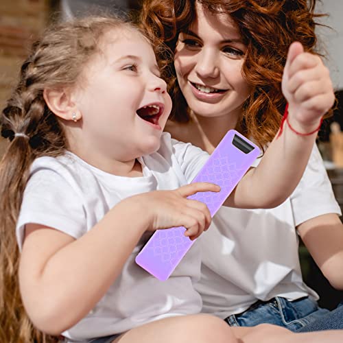 Case Compatible with Samsung Smart TV Remote Controller BN59 Series, Light Weight Silicone Cover Protector Shockproof Anti-Slip Remote Skin Sleeve - Black (Glow Purple) - color: Glow Purple