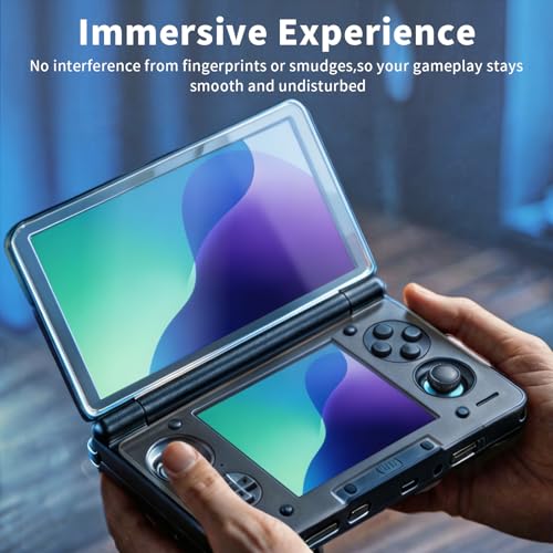 2Set Dual Screen Handheld Console Screen Protector for Ayn Thor | [New Version 2026] Tempered Glass 9H Scratch-resistant HD Protective Upper and Bottom Screen Protectors