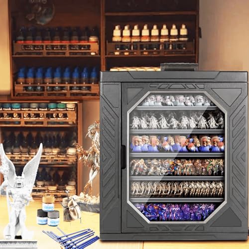 Miniature Carrying Case, Display and Transport Action Figure Display case for Warhammer 40k. (rectangular)