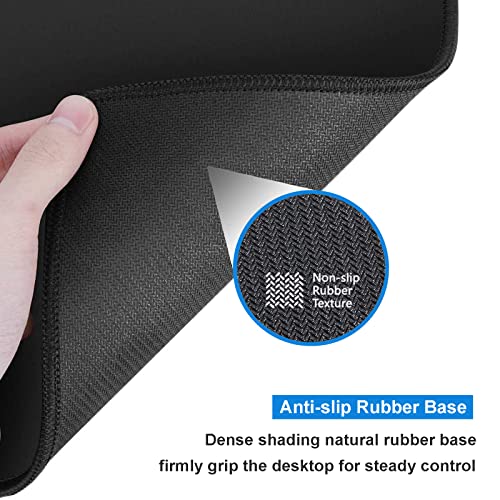 XXL Large Gaming Mouse Pad,Mousepad with Stitched Edge Frame & Non-Skid Rubber Base,Desk Mat for Work,Office Desk Pad for Laptop,Computer Keyboard and Mice Combo Pads Mouse Mat 31.5X15.7 inches - color: Pattern04
