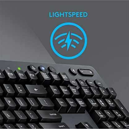 Logitech G613 Lightspeed Wireless Mechanical Gaming Keyboard, Multihost 2.4 GHz + Blutooth Connectivity - Black