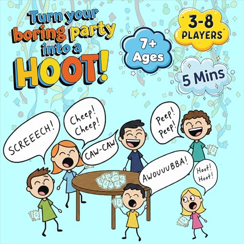 A Lively and Delightfully Absurd 5-Minute Party Game | Birding & Bird Gifts | Bird Call High Energy Card Game | Bird Watching Gifts | Gifts For Bird Lovers | Birding Gifts | 3-8 Players, Ages 7+ - color: Bird Call