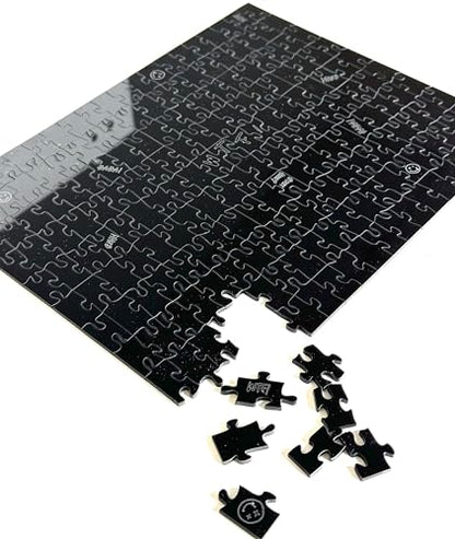 The Clearly Impossible Puzzle 100, 200, 500, 1000 Pieces Hard Puzzle for Adults Cool Difficult Clear Brain Teaser - Difficult Funny for Adults (200 Piece WTF Edition) - size: 200 Piece WTF Edition