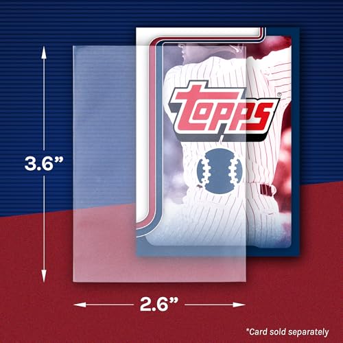 Fanatics Collectibles Penny Sleeves, 500 Count - Standard 2.5" x 3.5" Soft Card Sleeves for Trading Card Protection