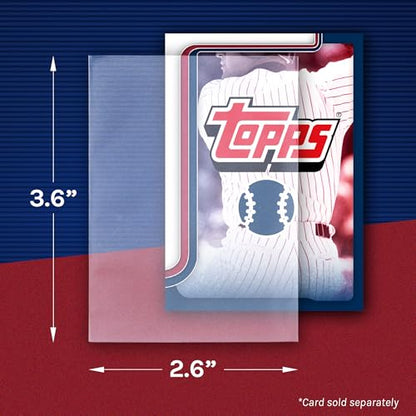 Fanatics Collectibles Penny Sleeves, 500 Count - Standard 2.5" x 3.5" Soft Card Sleeves for Trading Card Protection