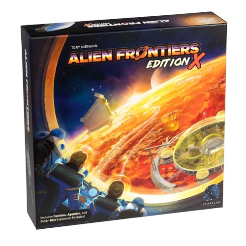 Alien Frontiers Edition X Board Game for 2–4 Players, Age 14+, Strategy | Build your space colony with strategic resource management in Alien Frontiers.