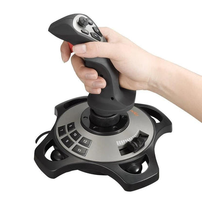 AIBOWEY Joystick Flight Simulator Gamepad Controller Pc Flight Simulator Cockpit Stick for PC/Desktop
