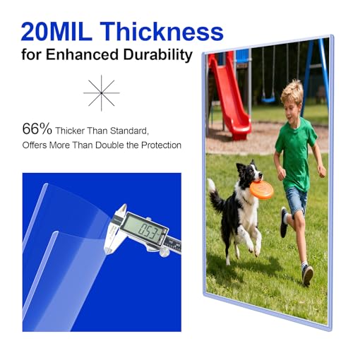 10ct 11"x14" Toploader - Heavy Duty Clear Photo Artwork Protector Holder | 20Mil Rigid Top Loaders from Scratches, Dust and Fading, Blue-tint UV Protection, for Display & Storage, Frame alternative - size: 10ct 11" x 14" Photo Toploader 20Mil