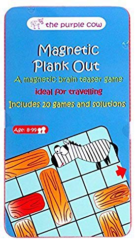 The Purple Cow Magnetic Travel Plank Out Game - color: Plank Out