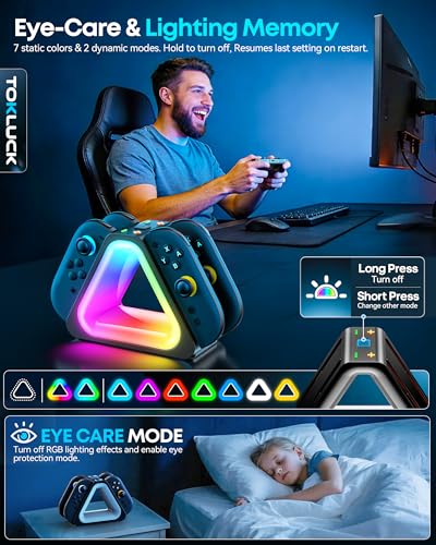 for Mac Game Charging Dock for 2025 Nintendo Switch 2 Joypad,Joypad 2 Controller Charging Docking Station, Ergonomics & Magnetic Fast Charger Dock Station with Charging Cable - size: M-Black-Switch 2